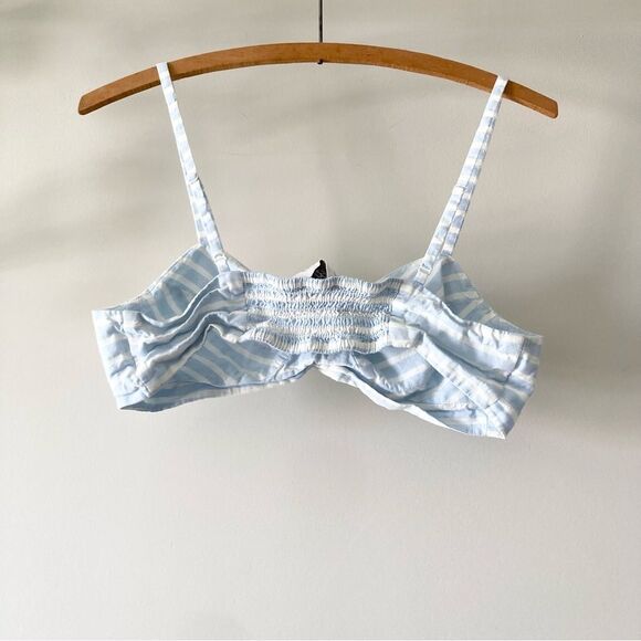 Mare Mare‎ X Anthropologie Striped Buttondown Bralette Shirt Set Small - Picture 13 of 13